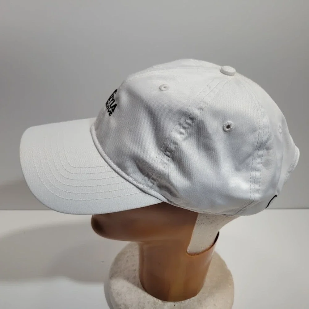 Zyia Active White Adjustable Strapback Hat Baseball Cap